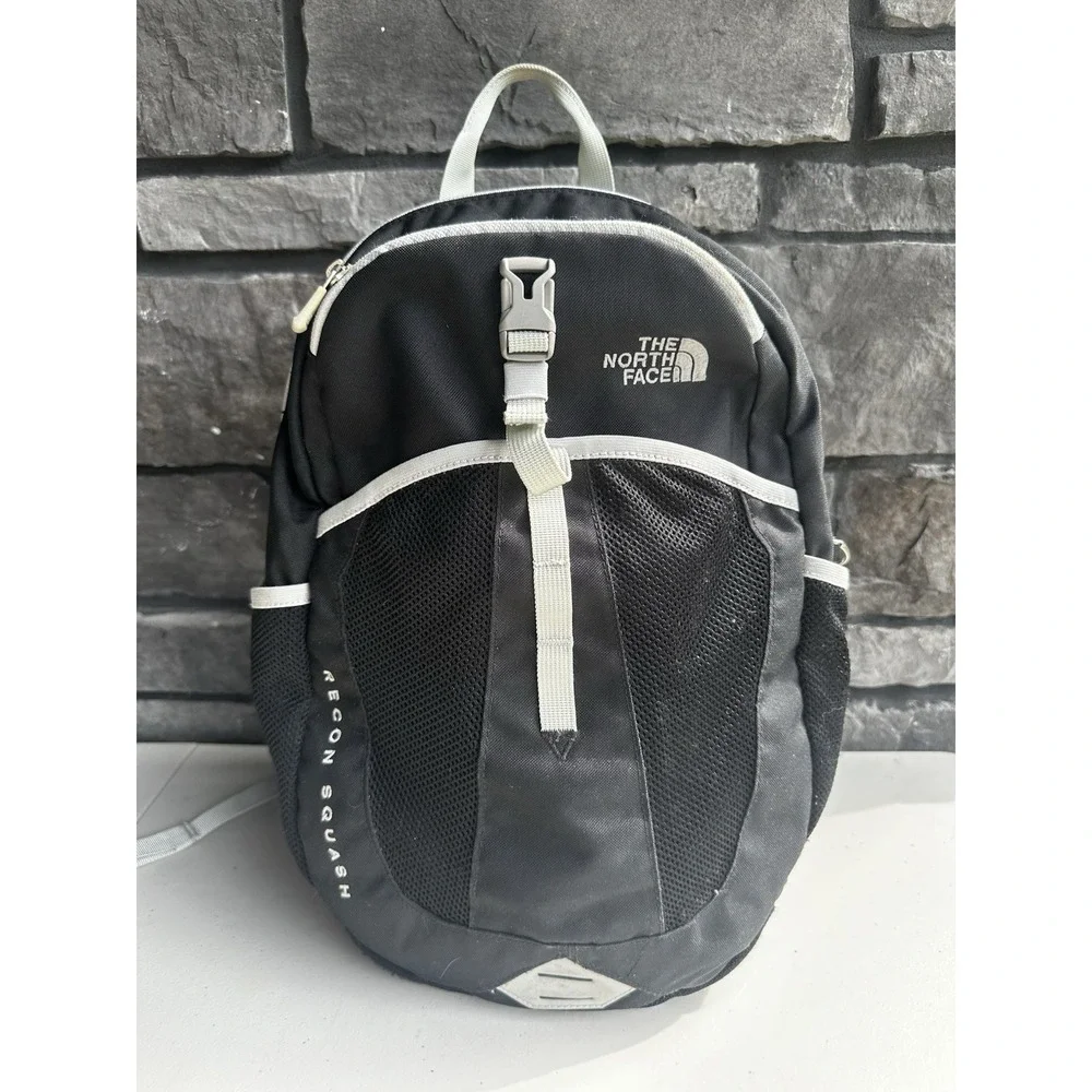 The North Face Recon Squash Youth Backpack Bookbag Hiking Daypack Black School